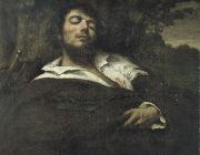 Gustave Courbet l homme blesse oil